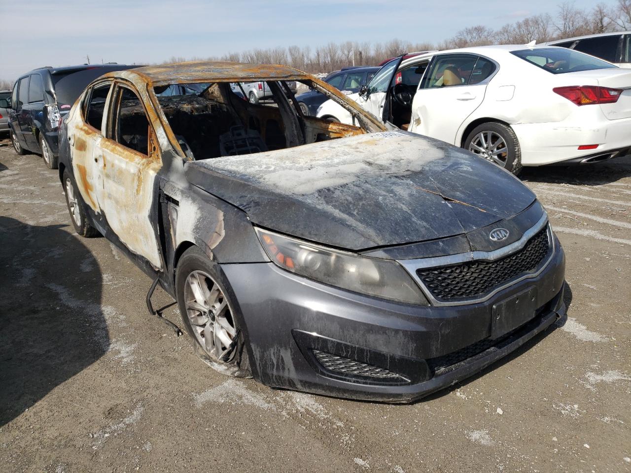 KIA OPTIMA LX 2011 with VIN KNAGM4A79B5064742 - Photo from auction