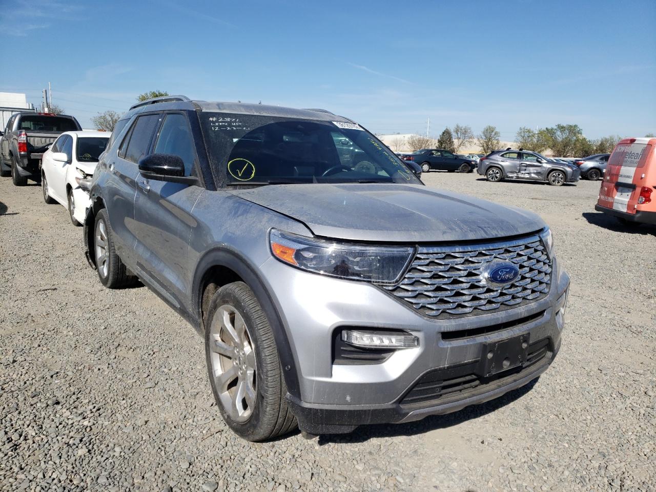FORD EXPLORER P 2020 with VIN 1FM5K8HC5LGA07403 - Photo from auction
