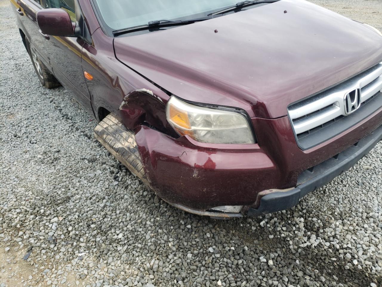 Photo 9 from auction – 2007 HONDA PILOT EX with VIN 5FNYF28457B035228