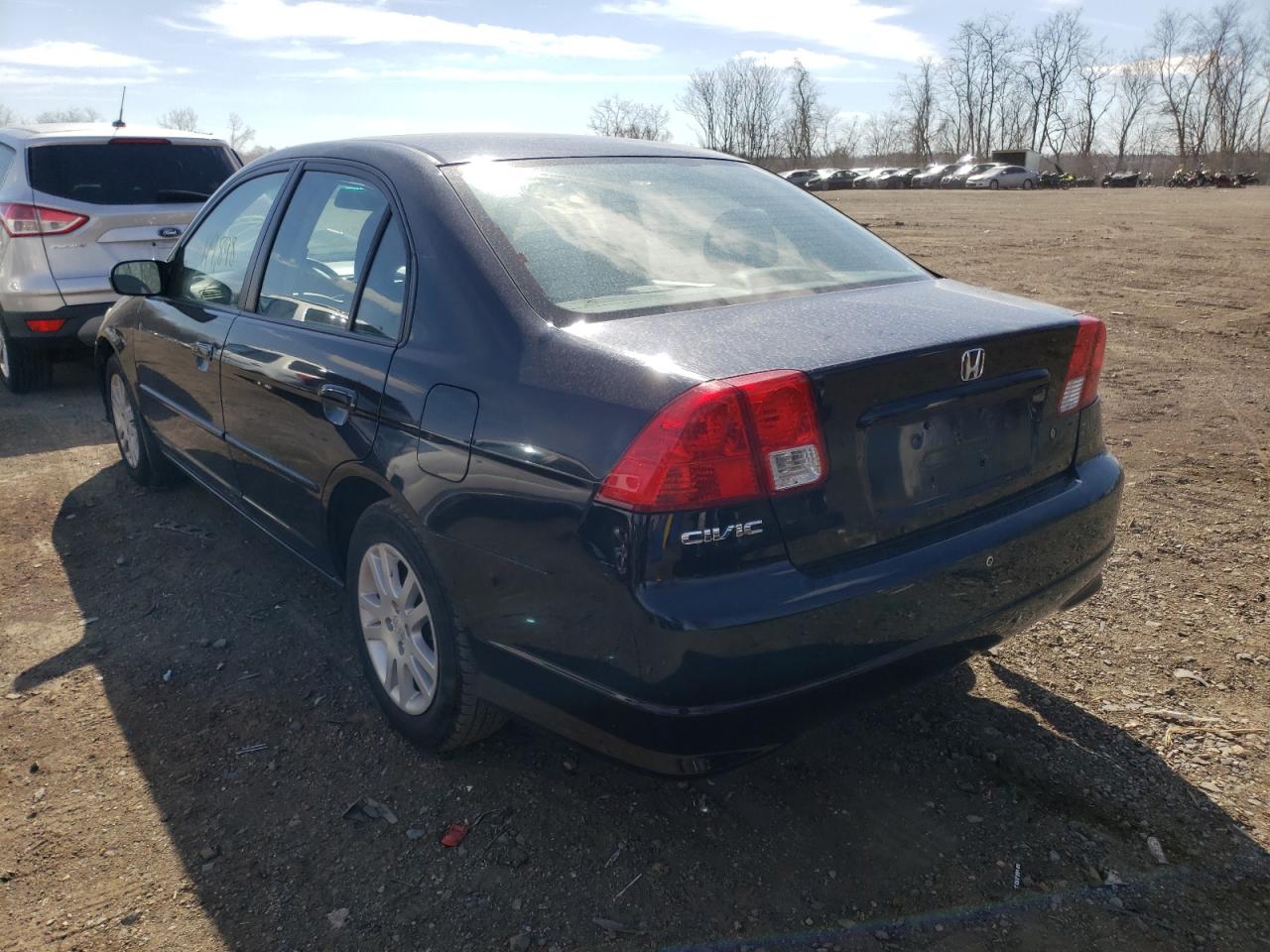 Photo 3 from auction – 2005 HONDA CIVIC LX with VIN 2HGES16655H019889