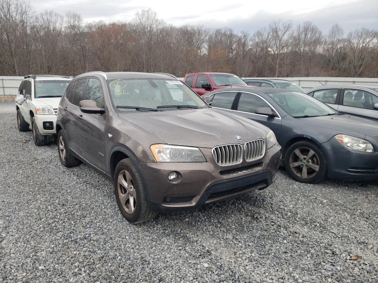 BMW X3 XDRIVE2 2011 with VIN 5UXWX5C51BL712205 - Photo from auction