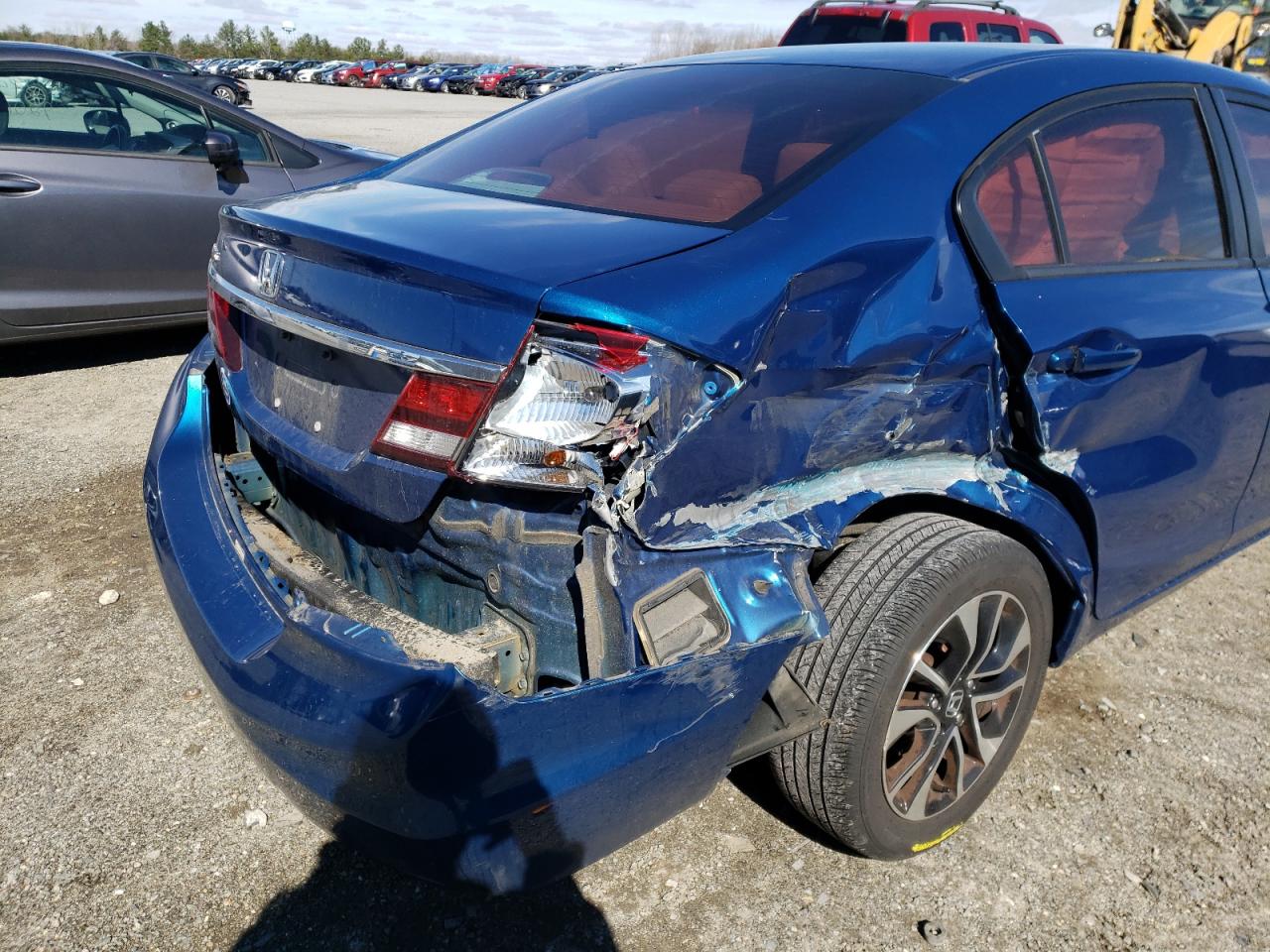 Photo 9 from auction – 2013 HONDA CIVIC EX with VIN 19XFB2F84DE254241