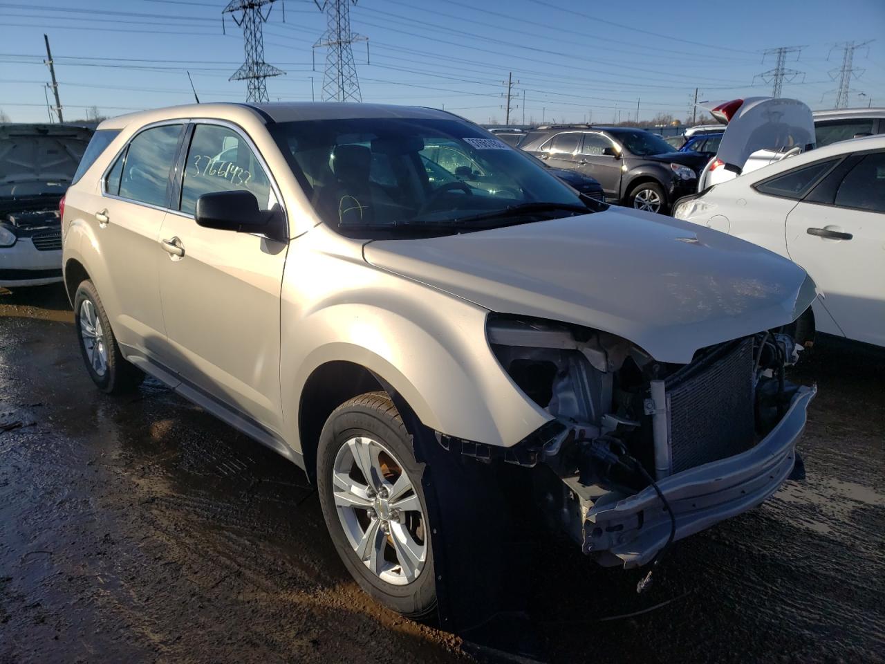 CHEVROLET EQUINOX LS 2011 with VIN 2GNALBEC0B1324333 - Photo from auction