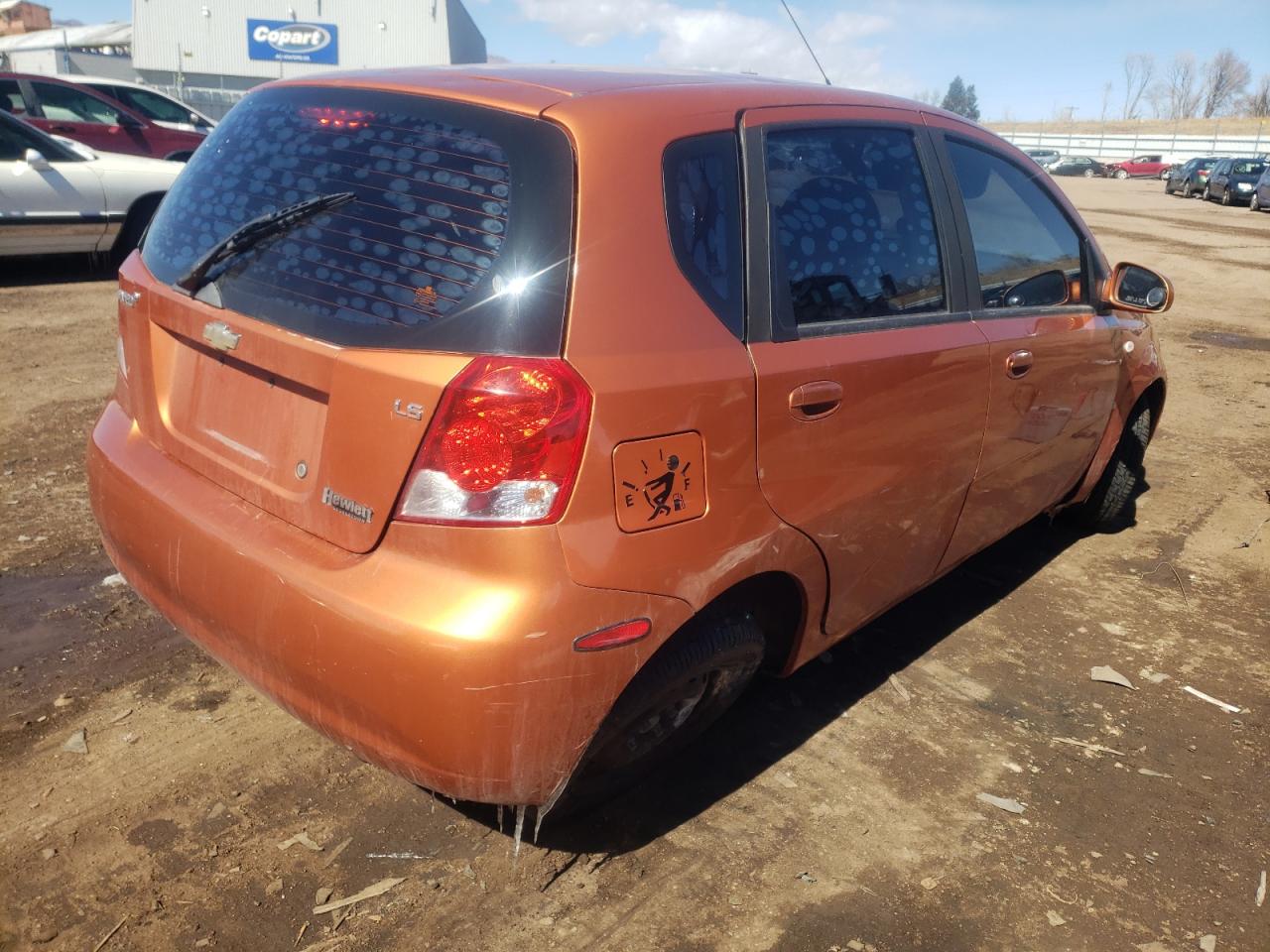 Photo 4 from auction – 2008 CHEVROLET AVEO BASE with VIN KL1TD66648B097680