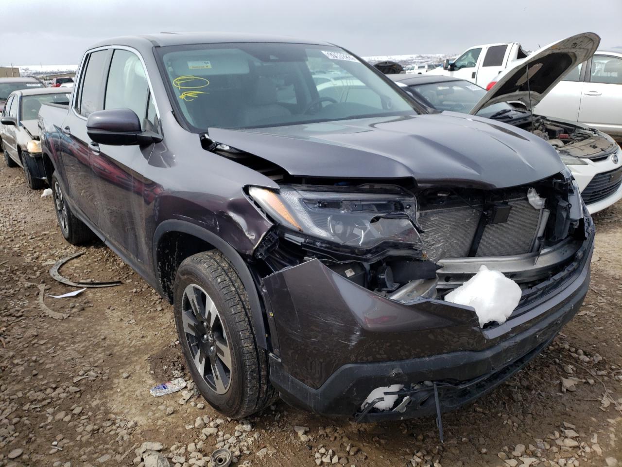 HONDA RIDGELINE 2020 with VIN 5FPYK3F55LB023000 - Photo from auction