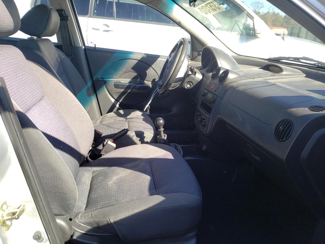 Photo 5 from auction – 2007 CHEVROLET AVEO BASE with VIN KL1TD66627B759285