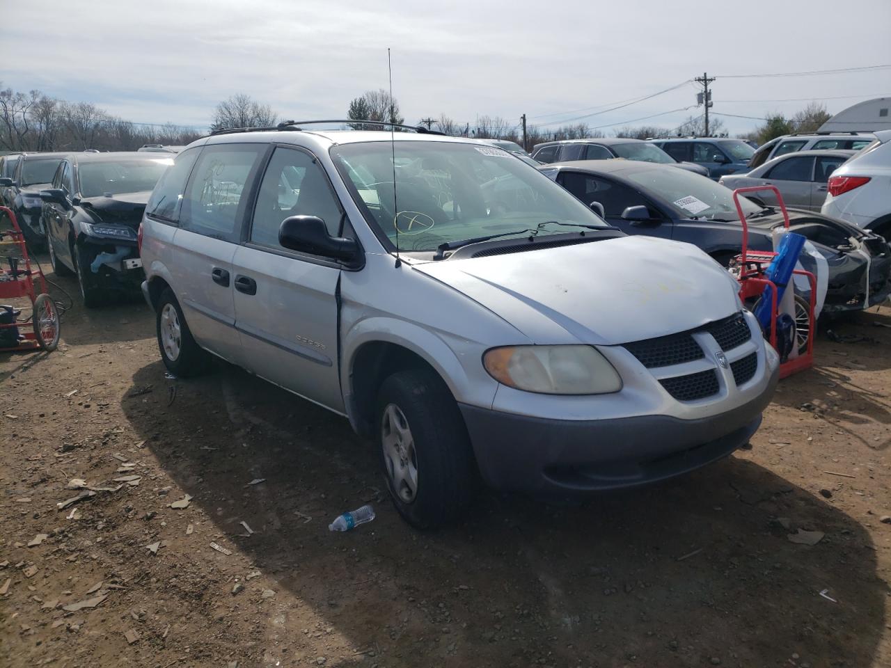 DODGE CARAVAN SE 2001 with VIN 1B4GP25301B250740 - Photo from auction