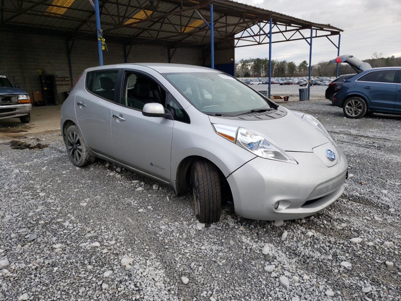 NISSAN LEAF S 2014 with VIN 1N4AZ0CP0EC334527 - Photo from auction