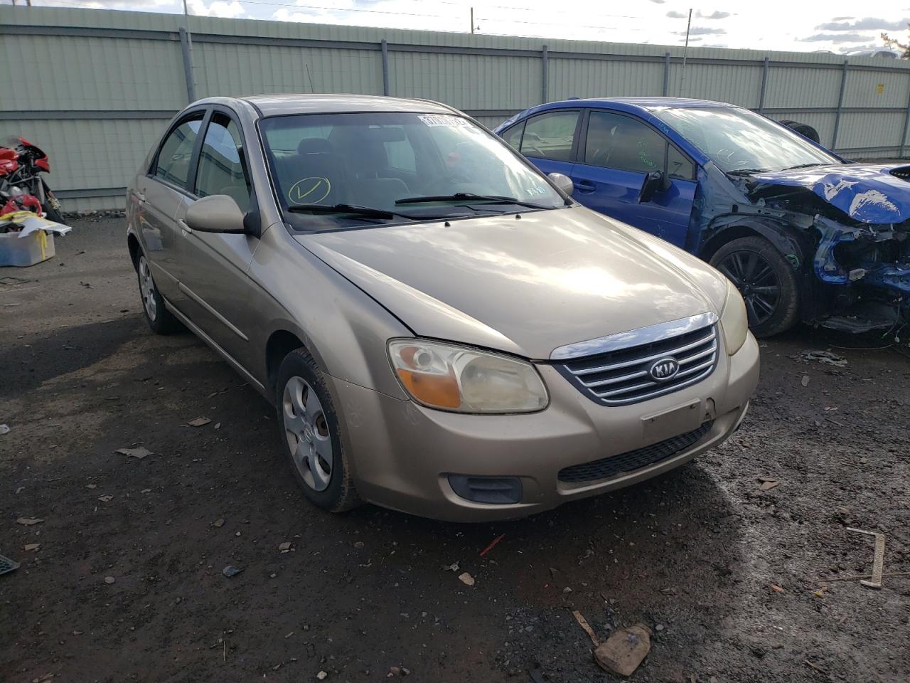 KIA SPECTRA EX 2008 with VIN KNAFE122085543201 - Photo from auction
