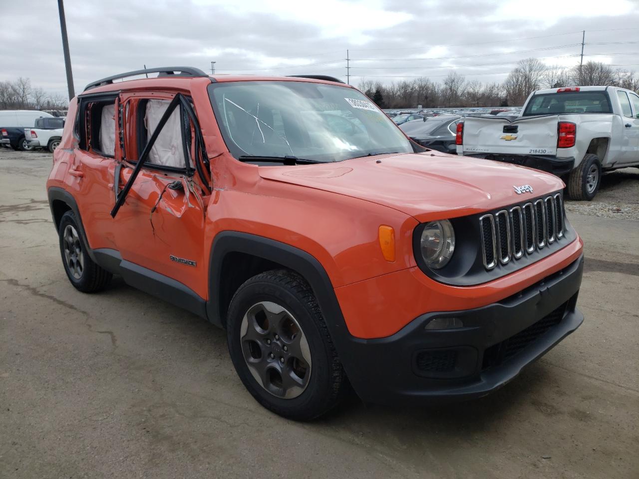 JEEP RENEGADE S 2016 with VIN ZACCJAAT9GPE33779 - Photo from auction