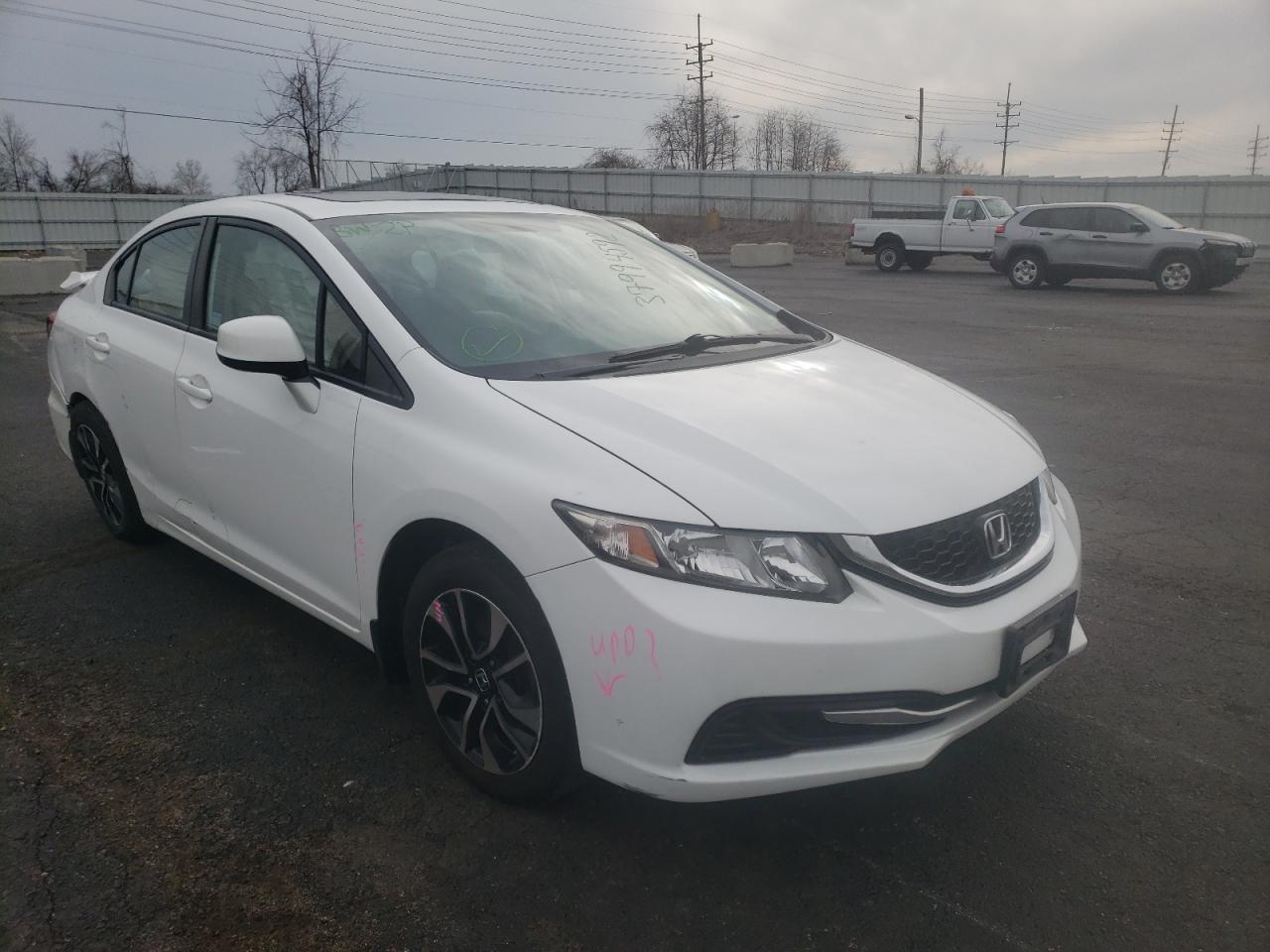 HONDA CIVIC EX 2013 with VIN 19XFB2F87DE098633 - Photo from auction