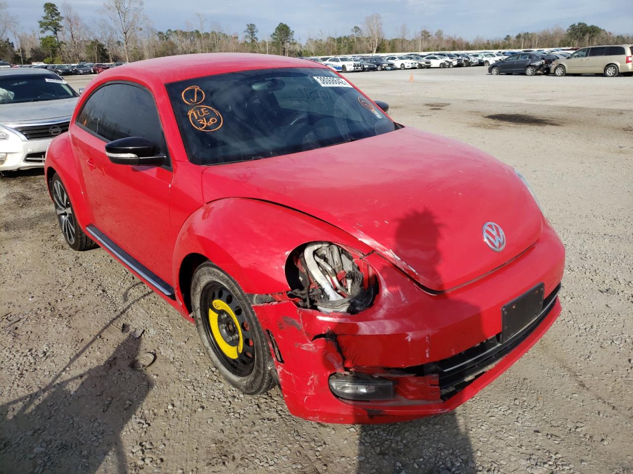 VOLKSWAGEN BEETLE 2012 with VIN 3VWV67ATXCM656145 - Photo from auction