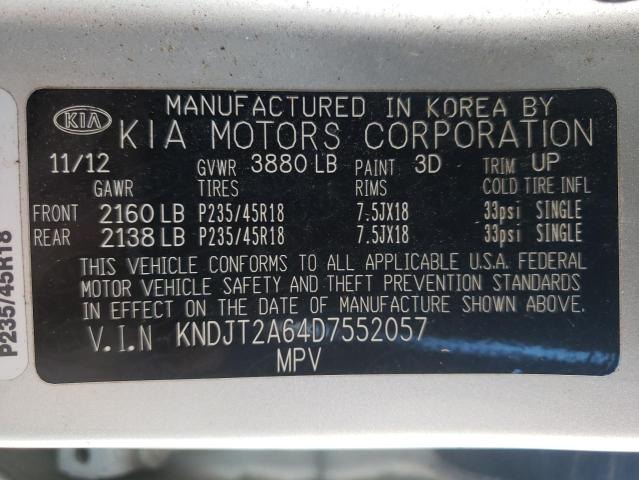 Photo 10 from auction – 2013 KIA SOUL + with VIN KNDJT2A64D7552057