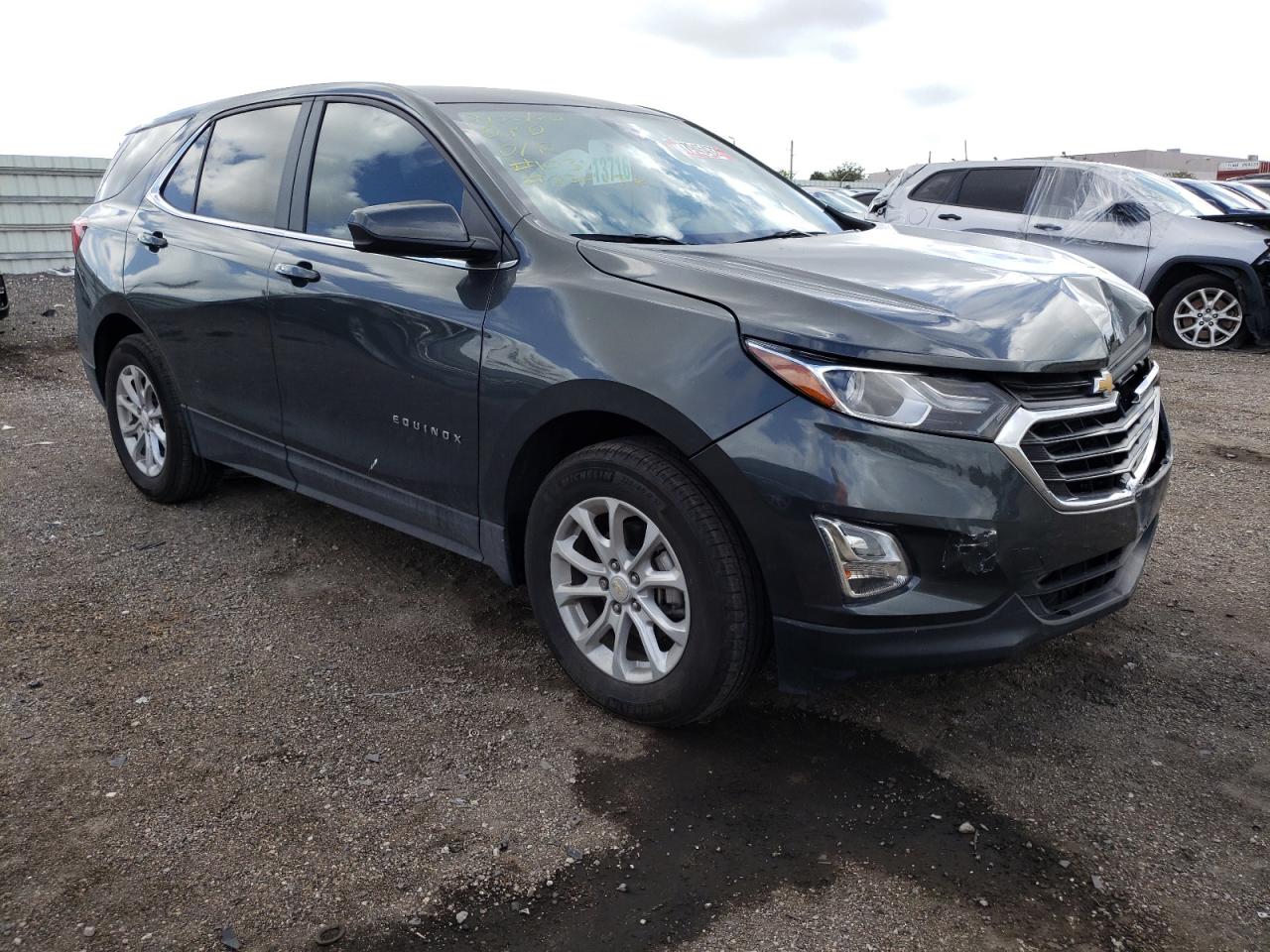 CHEVROLET EQUINOX LT 2021 with VIN 3GNAXKEV7ML329441 - Photo from auction