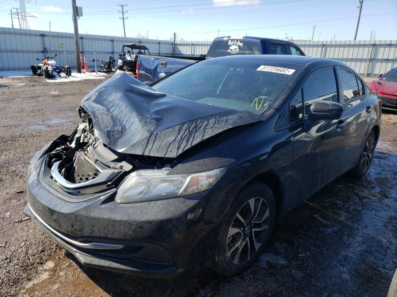 Photo 2 from auction – 2015 HONDA CIVIC EX with VIN 19XFB2F89FE208956