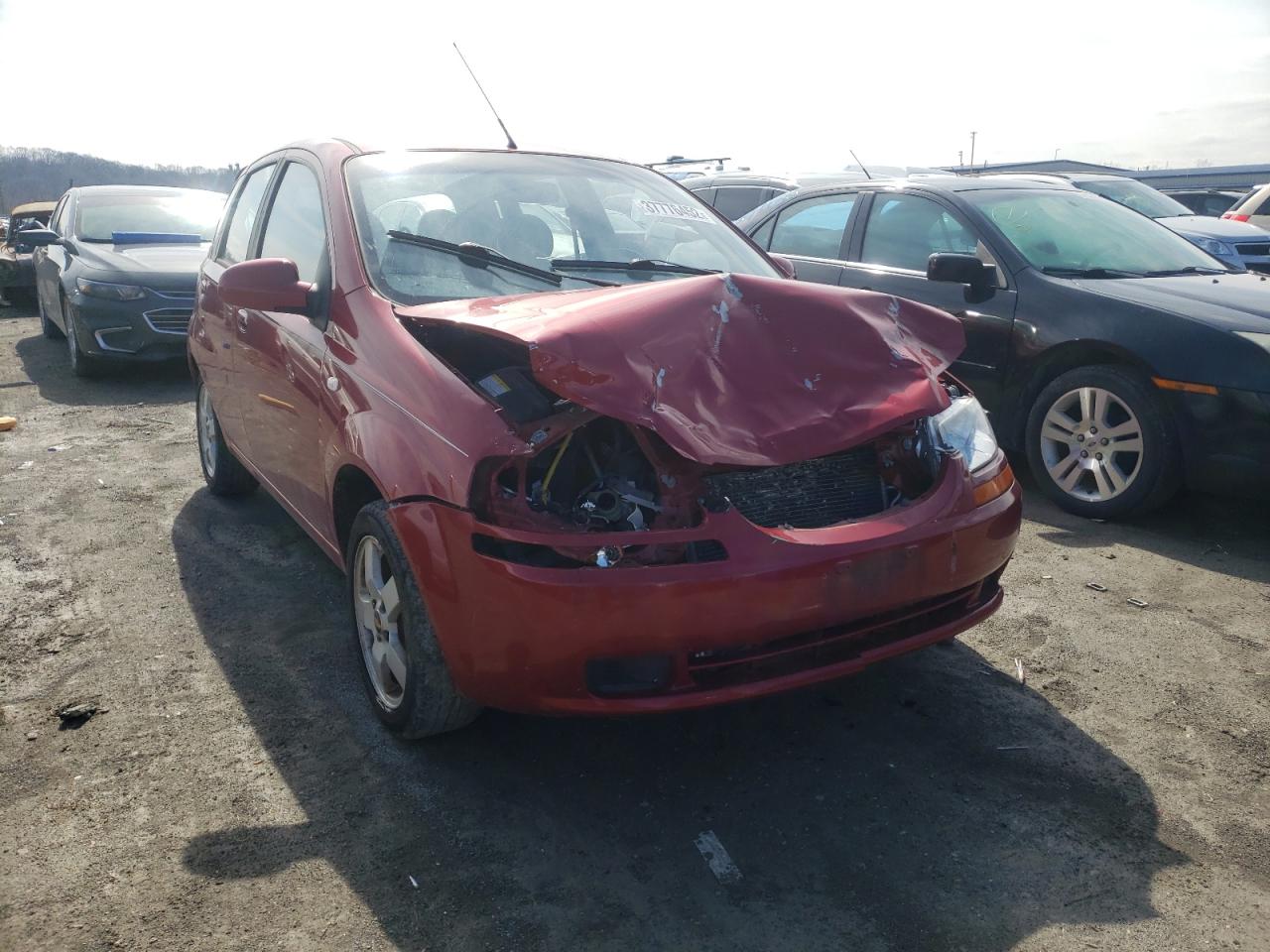 CHEVROLET AVEO LT 2006 with VIN KL1TG66646B615792 - Photo from auction