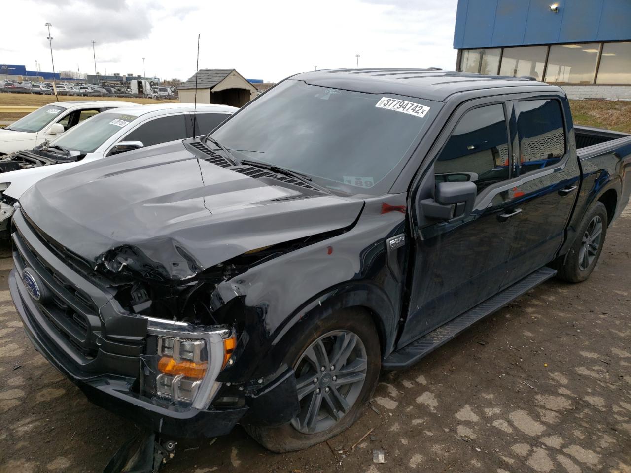 Photo 2 from auction – 2021 FORD F150 SUPER with VIN 1FTEW1EP7MFC44540
