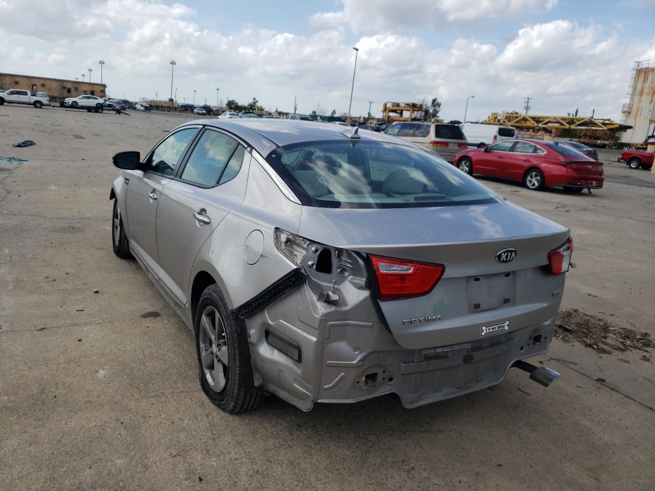 Photo 3 from auction – 2014 KIA OPTIMA LX with VIN 5XXGM4A74EG297477