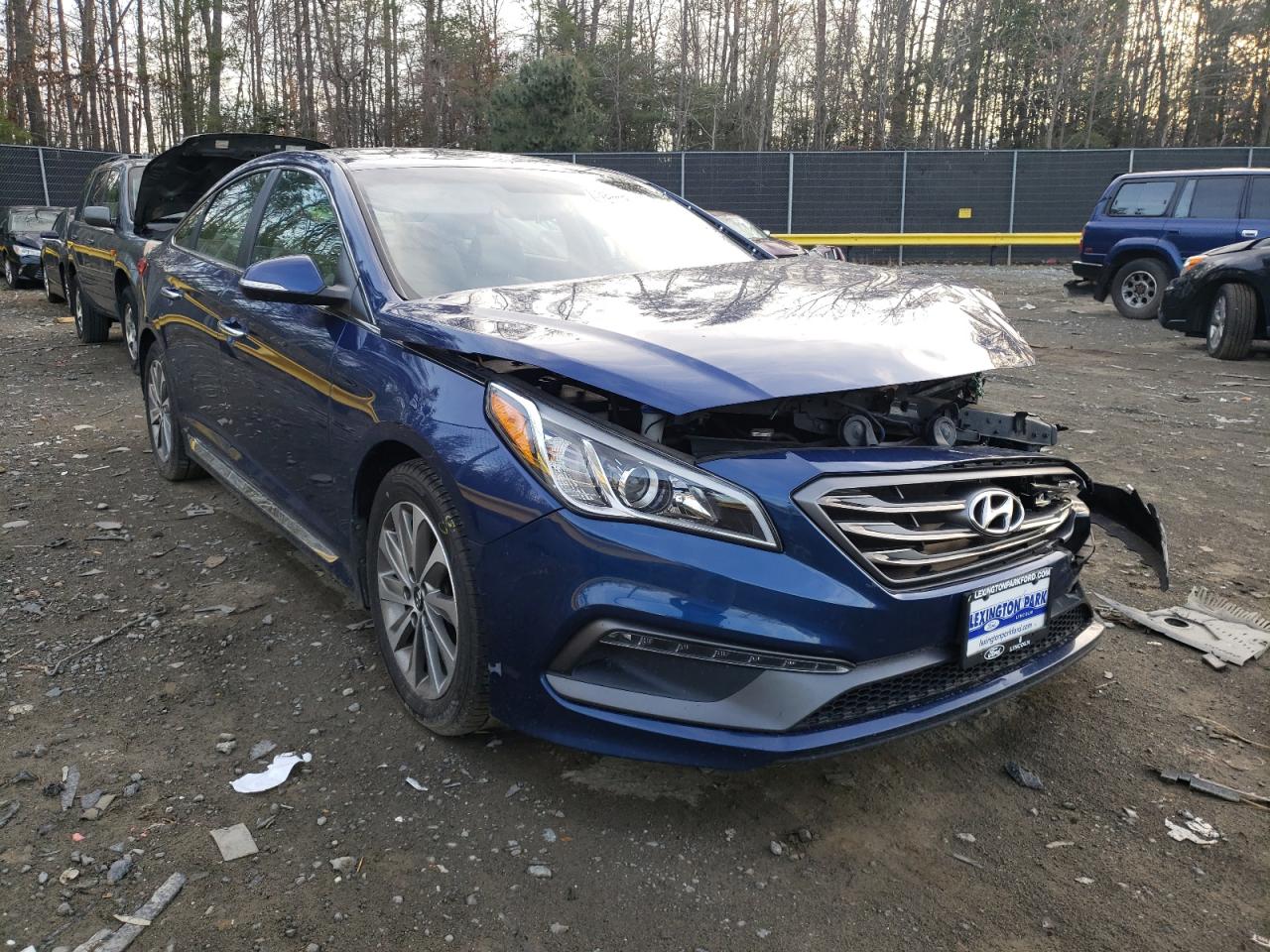 HYUNDAI SONATA SPO 2016 with VIN 5NPE34AF6GH299689 - Photo from auction
