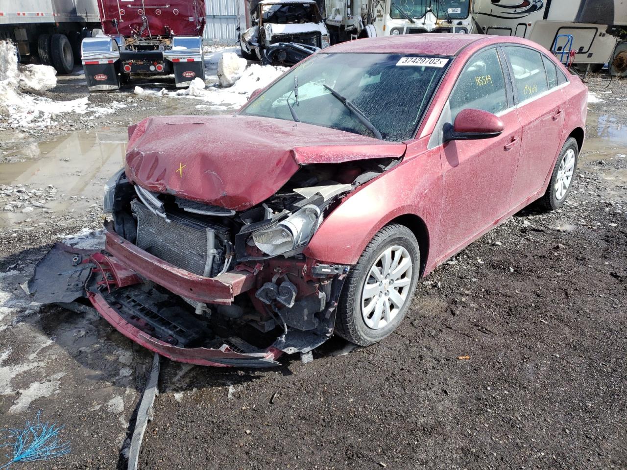 Photo 2 from auction – 2011 CHEVROLET CRUZE LT with VIN 1G1PF5S98B7175704
