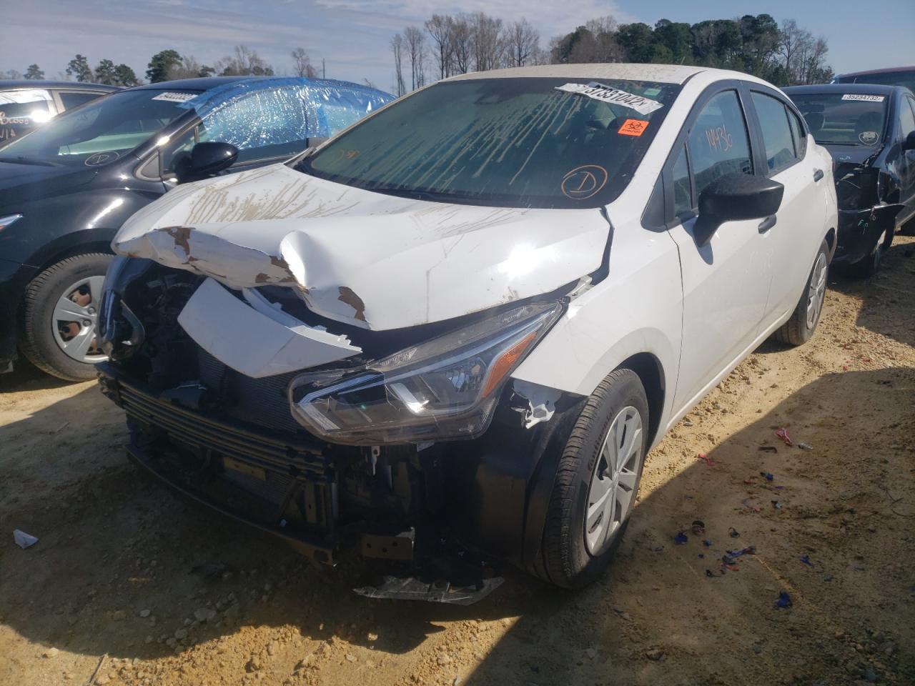 Photo 2 from auction – 2021 NISSAN VERSA S with VIN 3N1CN8DV8ML889032
