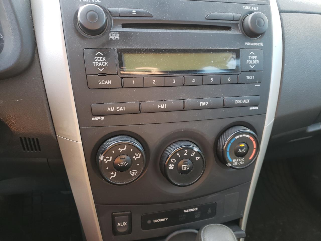 Photo 9 from auction – 2009 TOYOTA COROLLA BA with VIN 2T1BU40E19C049680