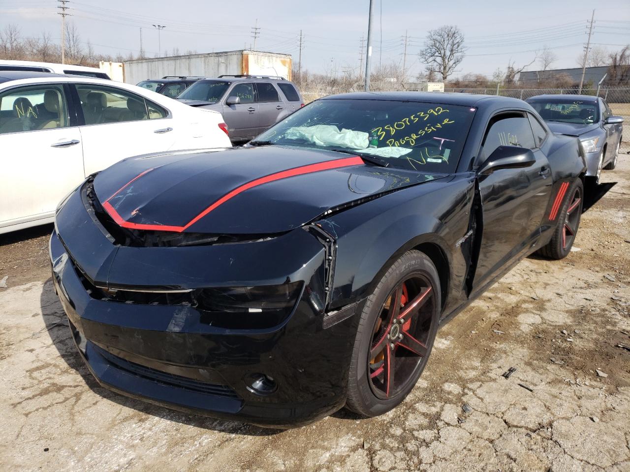 Photo 2 from auction – 2014 CHEVROLET CAMARO LT with VIN 2G1FC1E33E9235816
