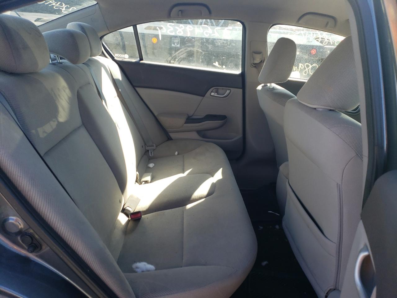 Photo 6 from auction – 2012 HONDA CIVIC LX with VIN 19XFB2F55CE346222
