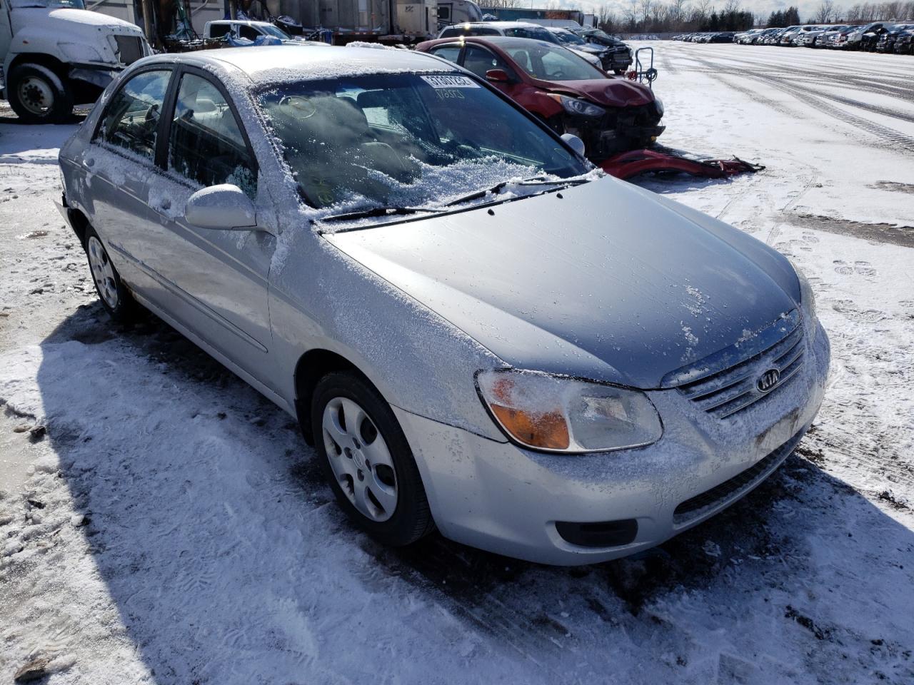 KIA SPECTRA EX 2007 with VIN KNAFE121875387737 - Photo from auction