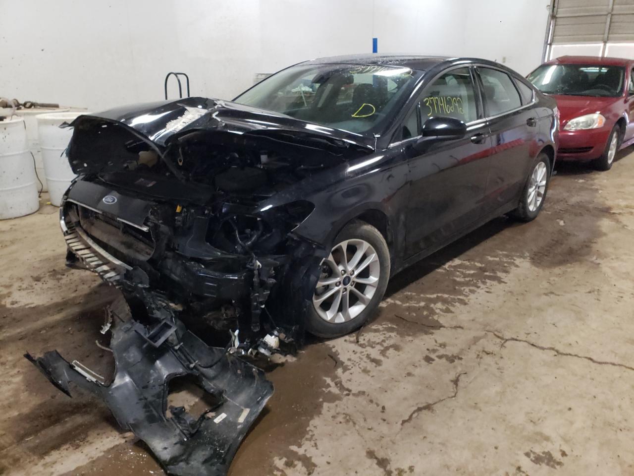 Photo 2 from auction – 2020 FORD FUSION SE with VIN 3FA6P0HD9LR107457