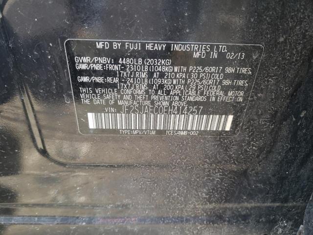 Photo 10 from auction – 2014 SUBARU FORESTER with VIN JF2SJAEC0EH414257