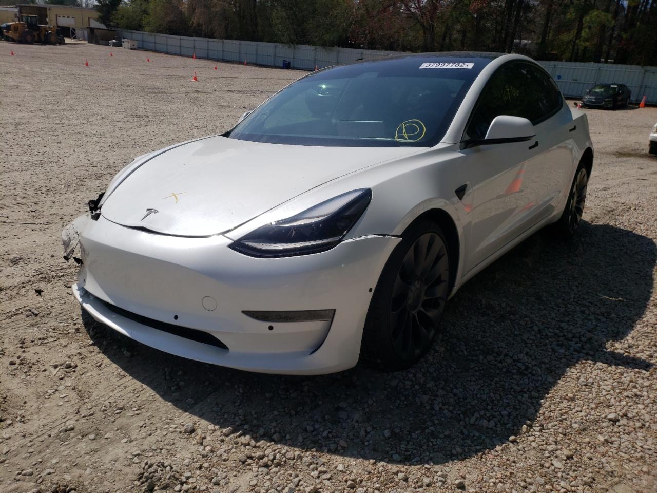 Photo 2 from auction – 2021 TESLA MODEL 3 with VIN 5YJ3E1EC3MF024288