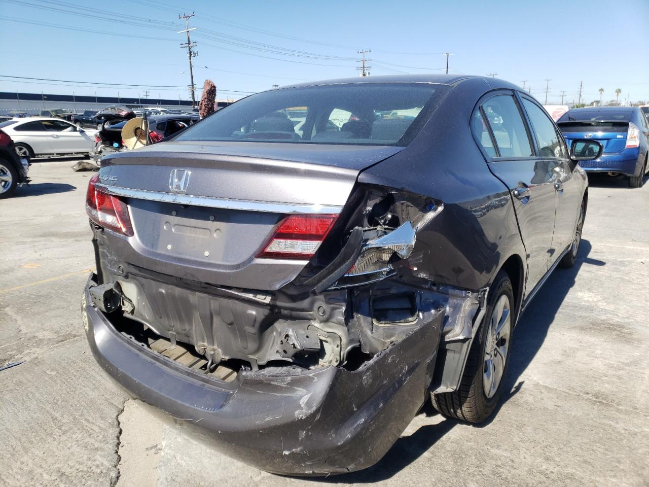 Photo 9 from auction – 2014 HONDA CIVIC LX with VIN 19XFB2F5XEE259614