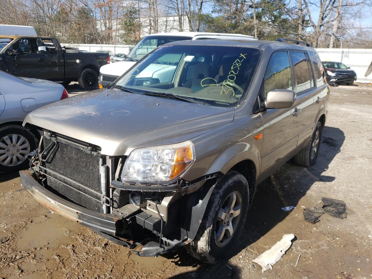 Photo 2 from auction – 2008 HONDA PILOT EX with VIN 5FNYF18408B041546