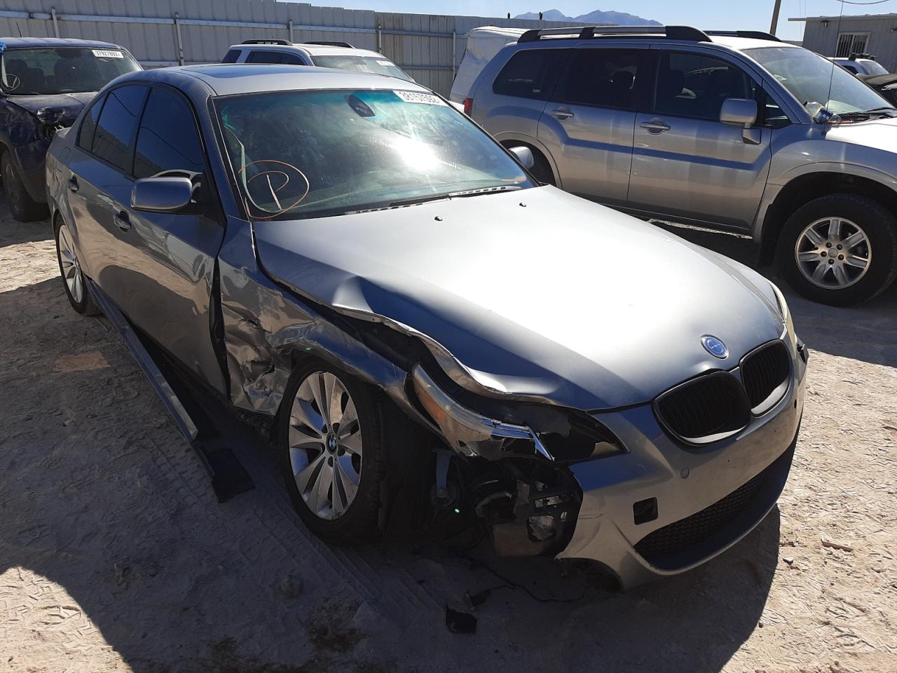 BMW 545 I 2005 with VIN WBANB33525CN63272 - Photo from auction