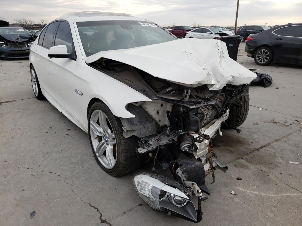 BMW 550 I 2011 with VIN WBAFR9C58BC758971 - Photo from auction