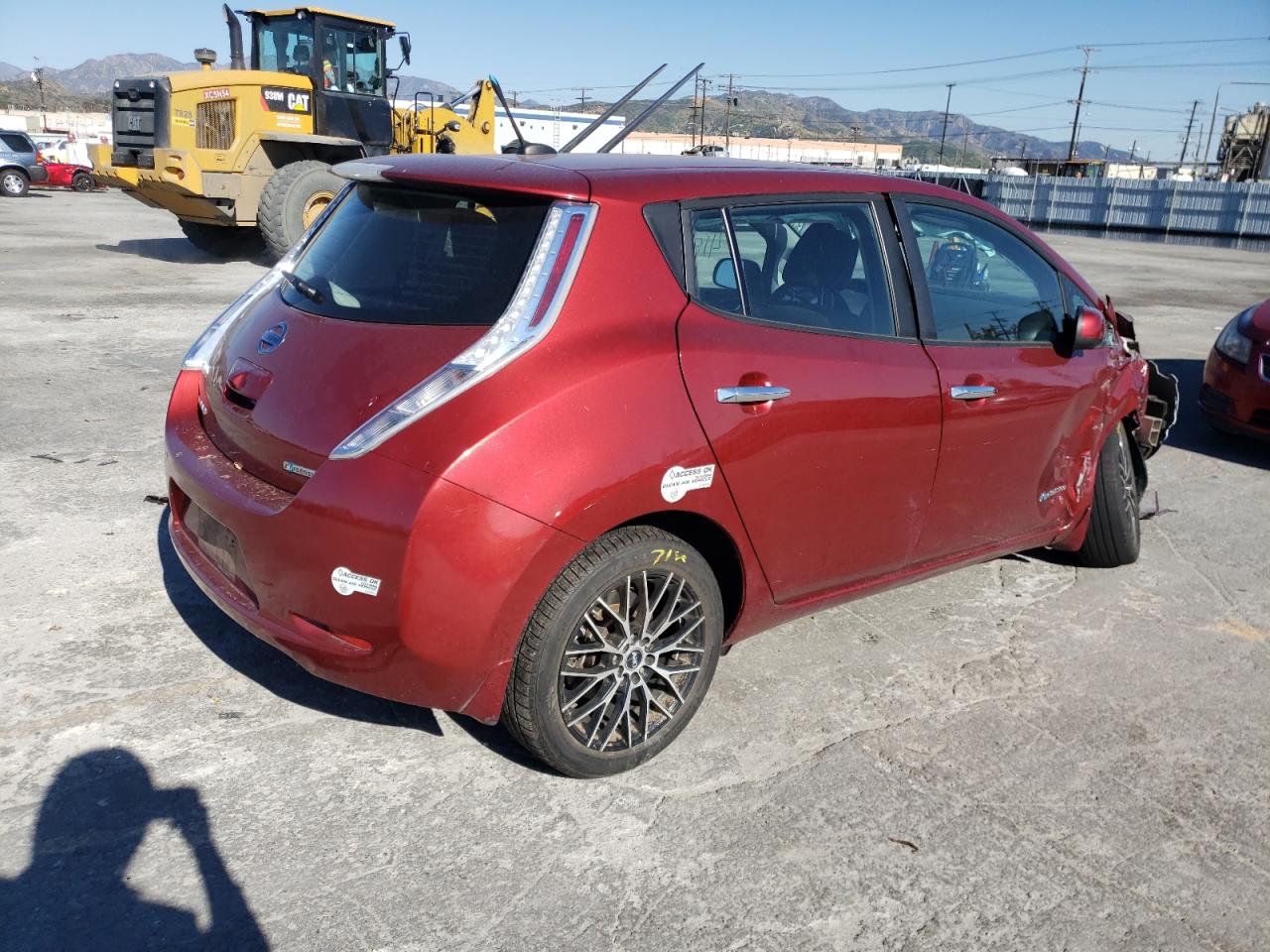 Photo 4 from auction – 2014 NISSAN LEAF S with VIN 1N4AZ0CPXEC332977