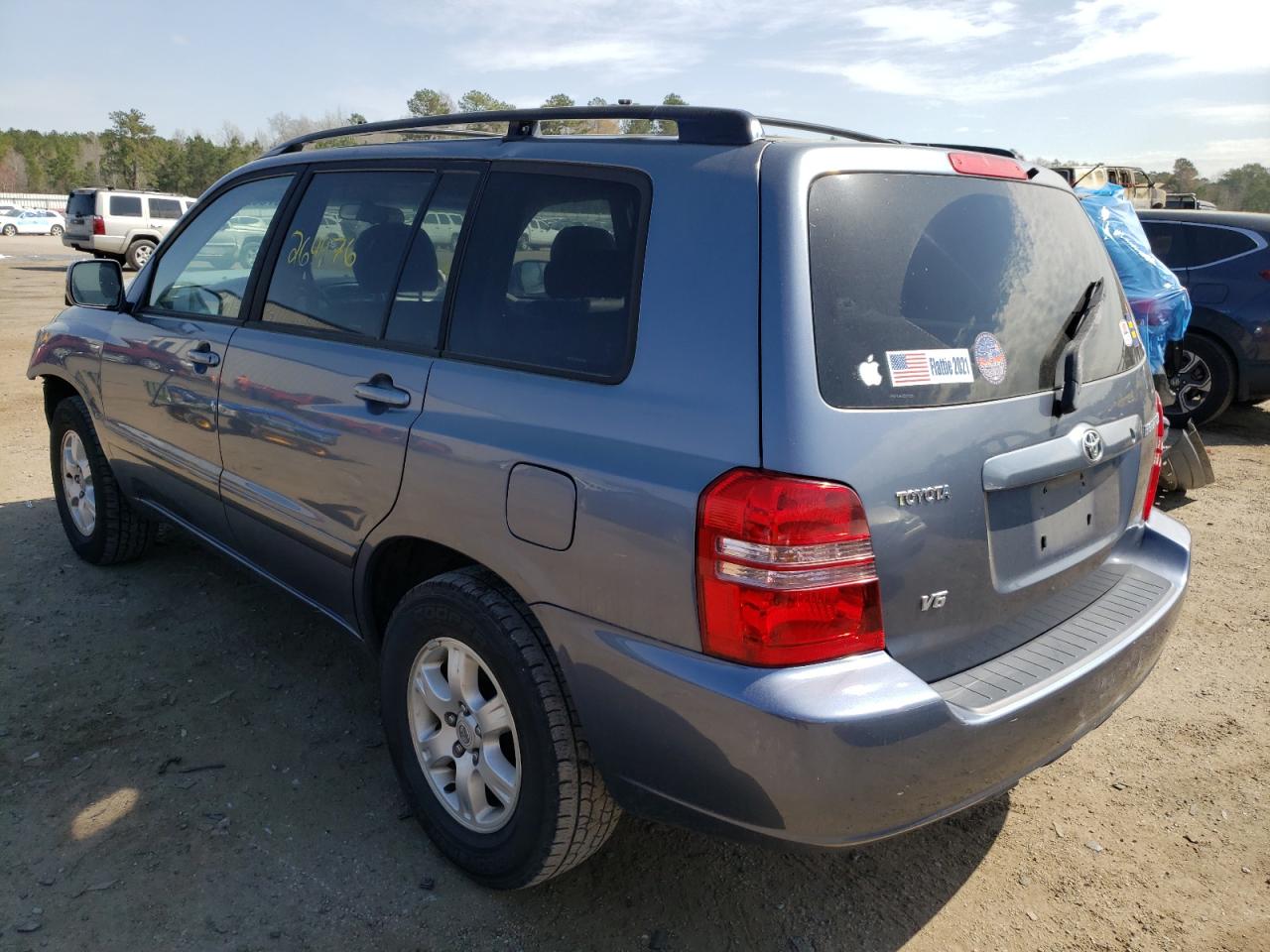 Photo 3 from auction – 2002 TOYOTA HIGHLANDER with VIN JTEGF21AX20071656