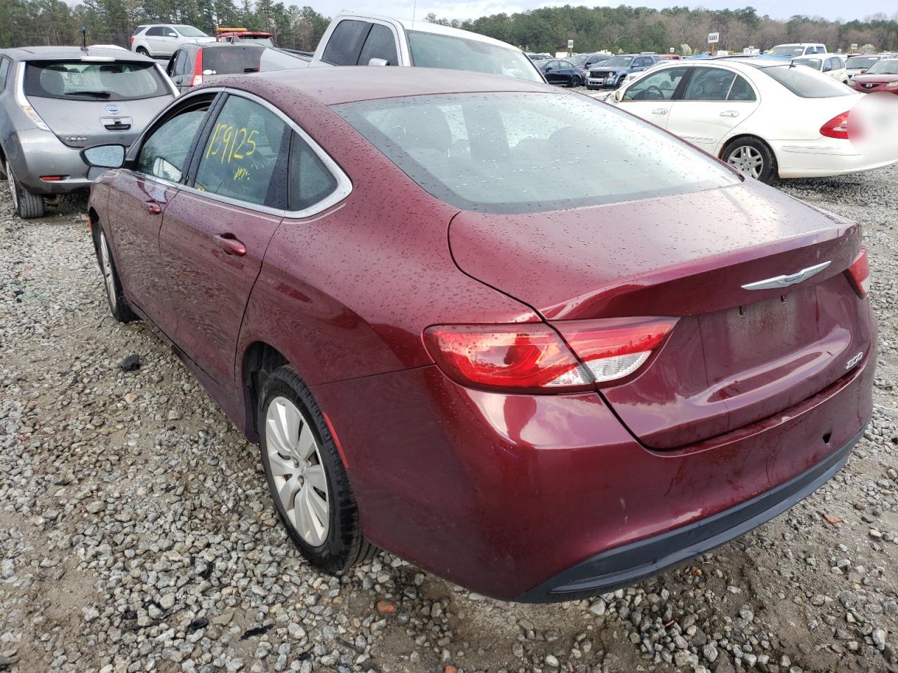 Photo 3 from auction – 2015 CHRYSLER 200 LX with VIN 1C3CCCFB9FN601356