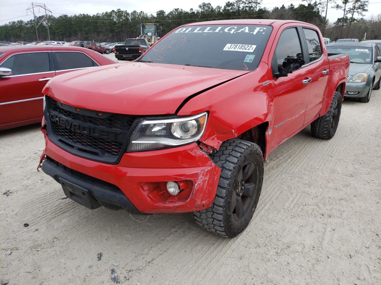 Photo 2 from auction – 2016 CHEVROLET COLORADO L with VIN 1GCPTCE13G1380643