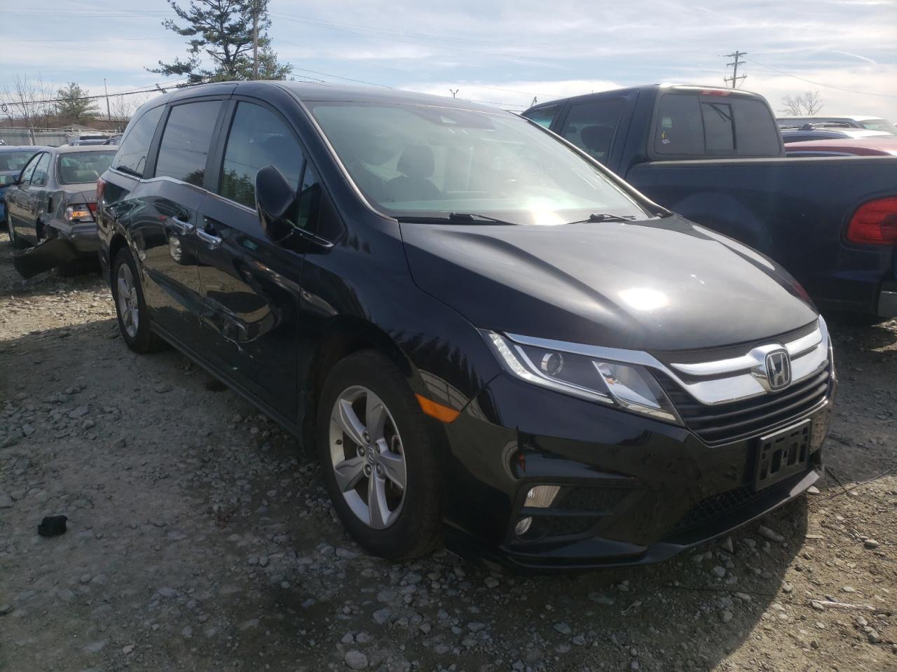 HONDA ODYSSEY EX 2018 with VIN 5FNRL6H78JB099687 - Photo from auction