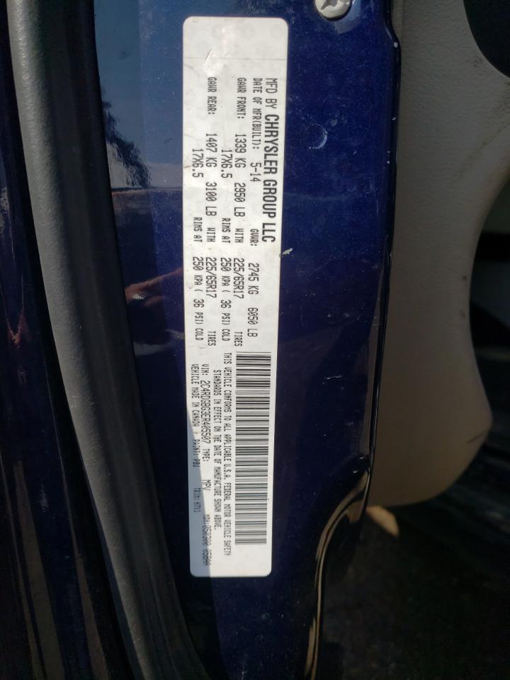 Photo 10 from auction – 2014 DODGE GRAND CARA with VIN 2C4RDGBG3ER405507