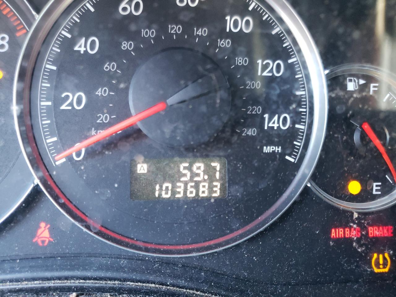 Photo 8 from auction – 2008 SUBARU LEGACY 2.5 with VIN 4S3BL616687216198