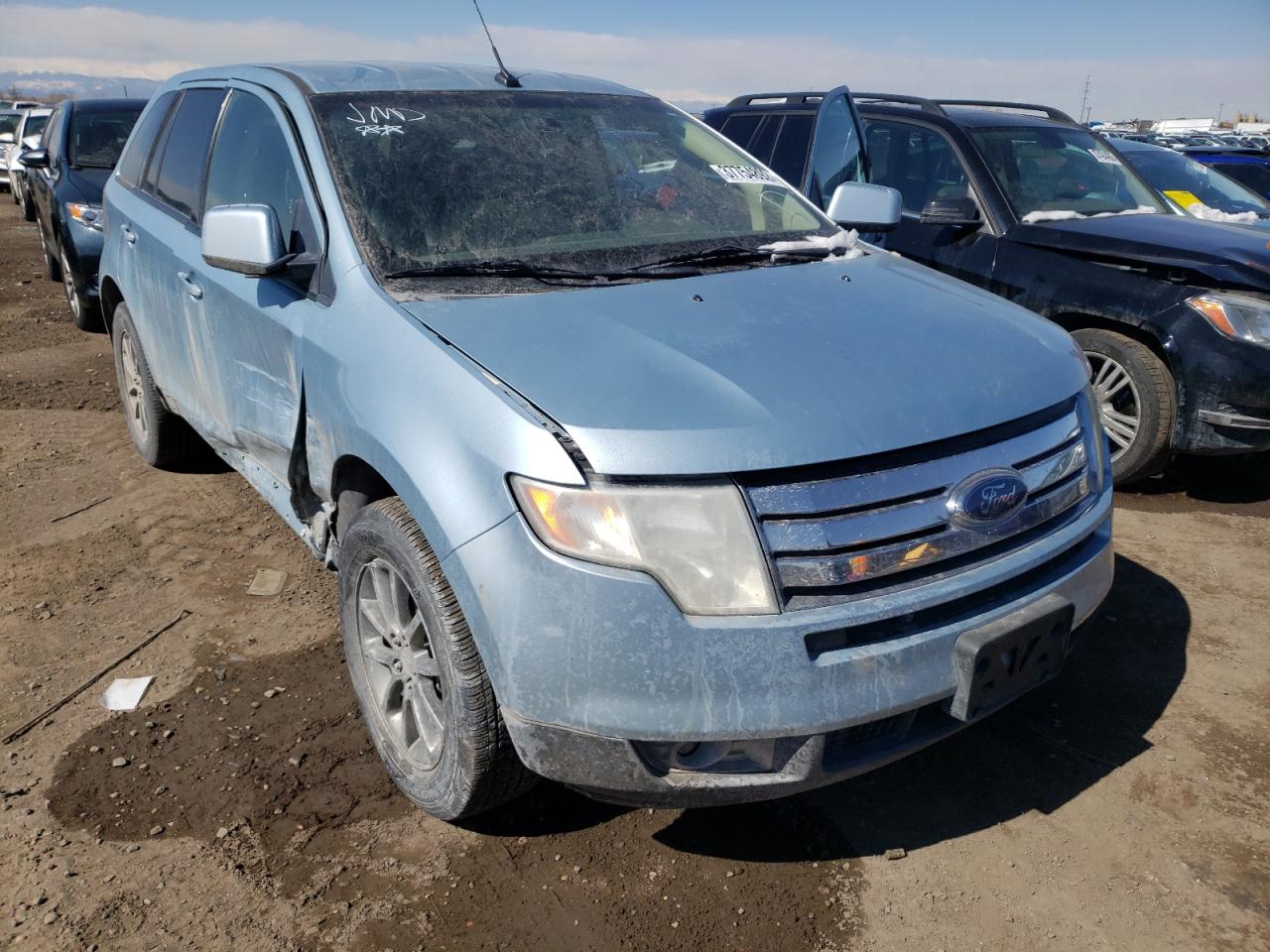 FORD EDGE SEL 2008 with VIN 2FMDK48CX8BA49147 - Photo from auction