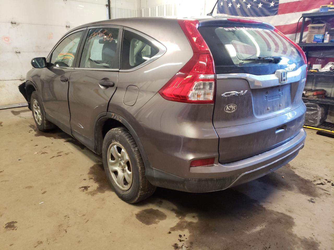 Photo 3 from auction – 2015 HONDA CR-V LX with VIN 5J6RM4H33FL023307