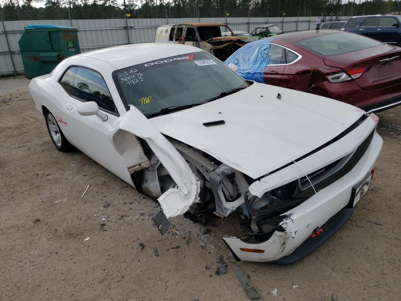 DODGE CHALLENGER 2013 with VIN 2C3CDYAG5DH704423 - Photo from auction