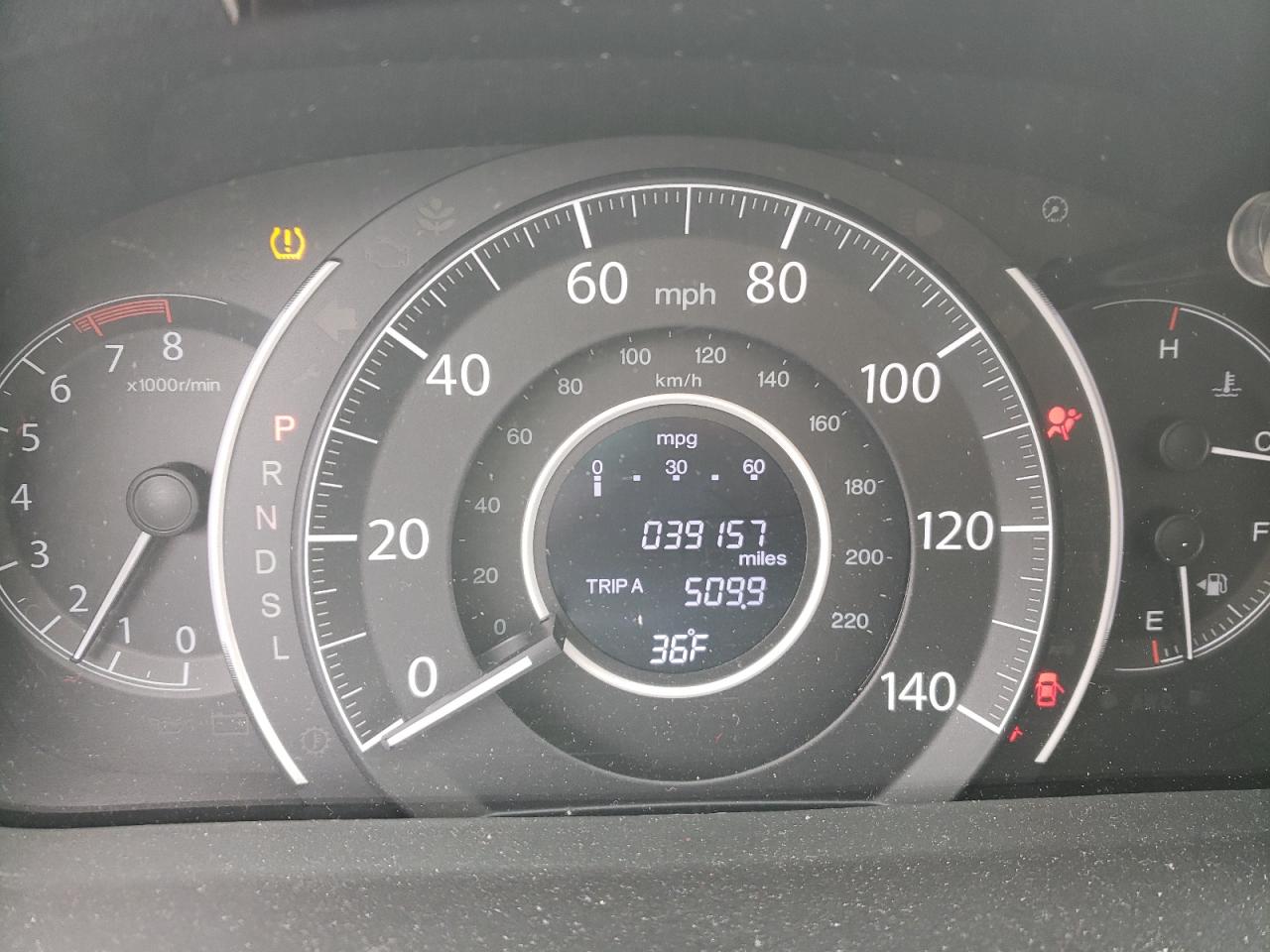 Photo 8 from auction – 2015 HONDA CR-V EXL with VIN 5J6RM4H76FL065750