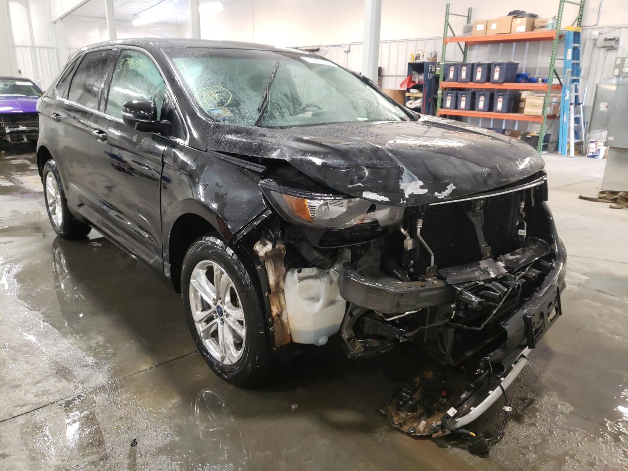 FORD EDGE SEL 2015 with VIN 2FMTK4J91FBC20763 - Photo from auction