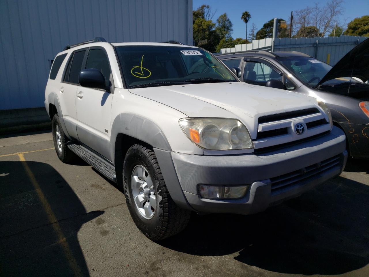 TOYOTA 4RUNNER SR 2003 with VIN JTEZT14R930010510 - Photo from auction