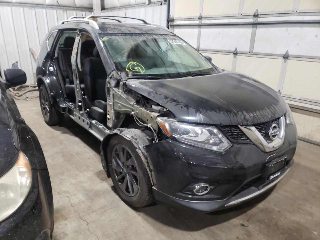 NISSAN ROGUE S 2016 with VIN 5N1AT2MV9GC839162 - Photo from auction